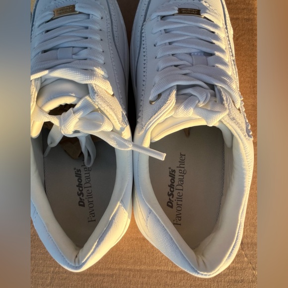 NWT Dr Scholls x Favorite Daughter White Sneakers Size 9 - Picture 10 of 13